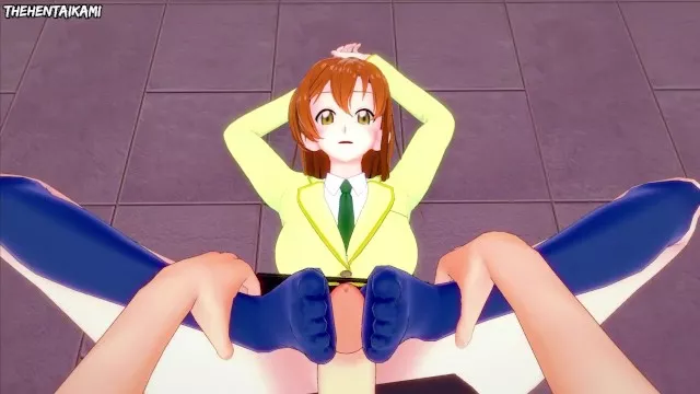 Shirley Fenette from Code Geass Gives You A Footjob Hentai POV