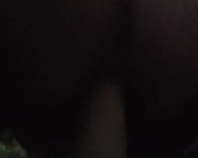 Riding my dildo outside in the woods