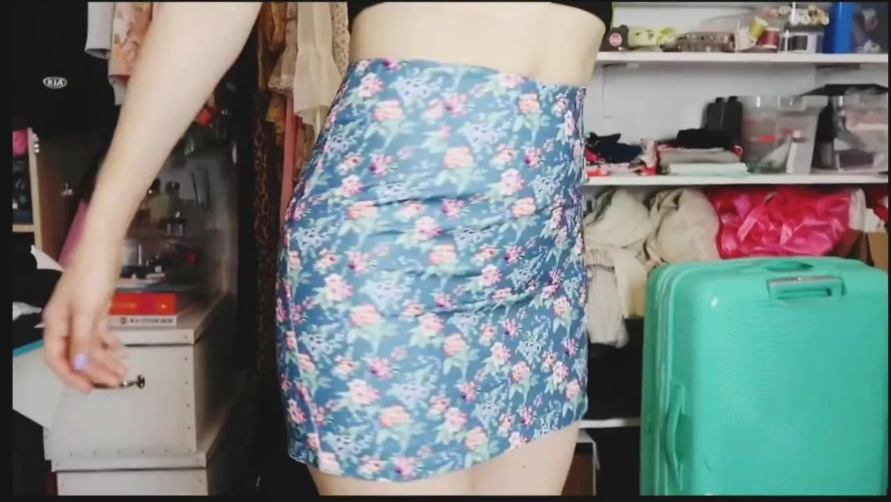 Clementine M tight skirts try on haul